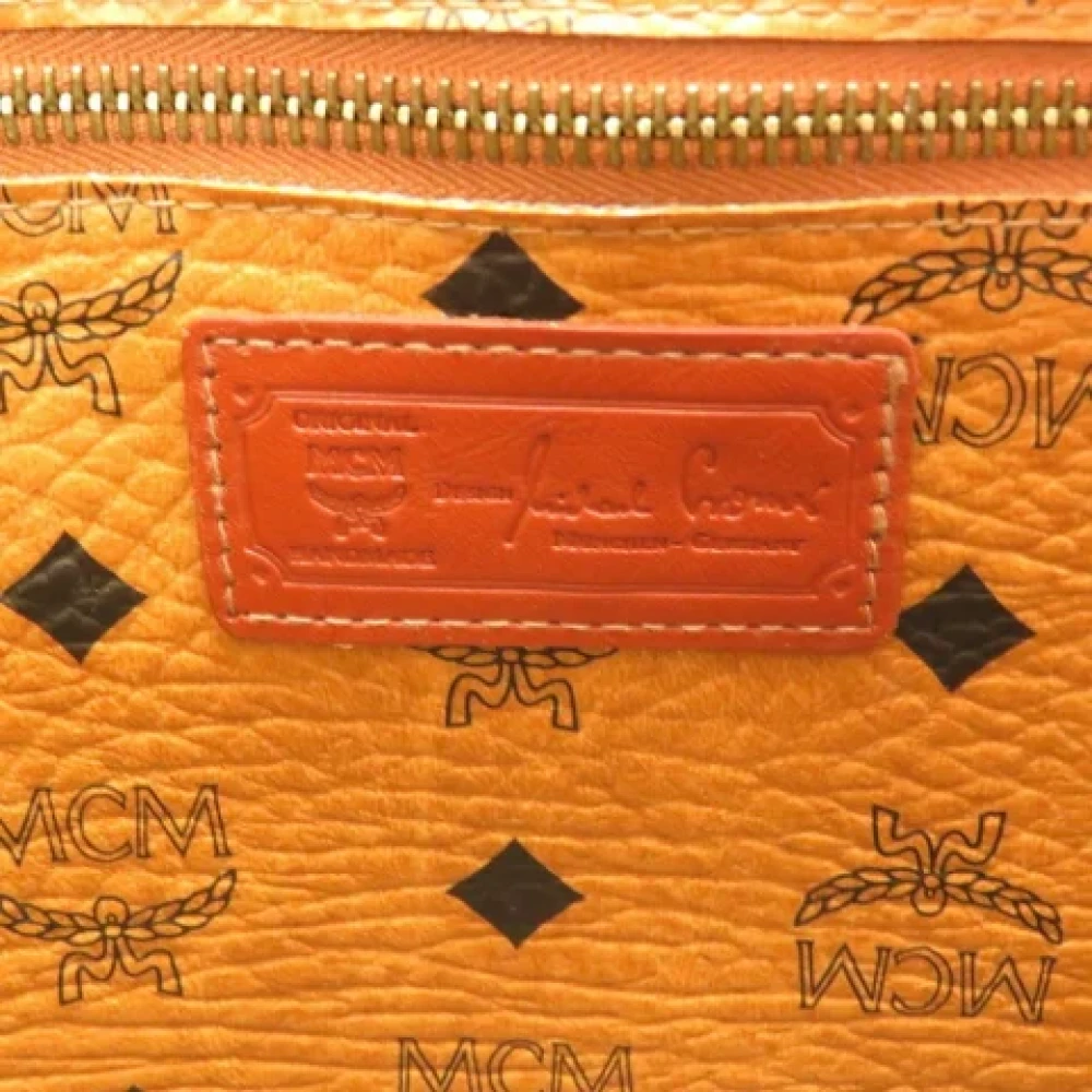 MCM Pre-owned Fabric totes Brown Dames