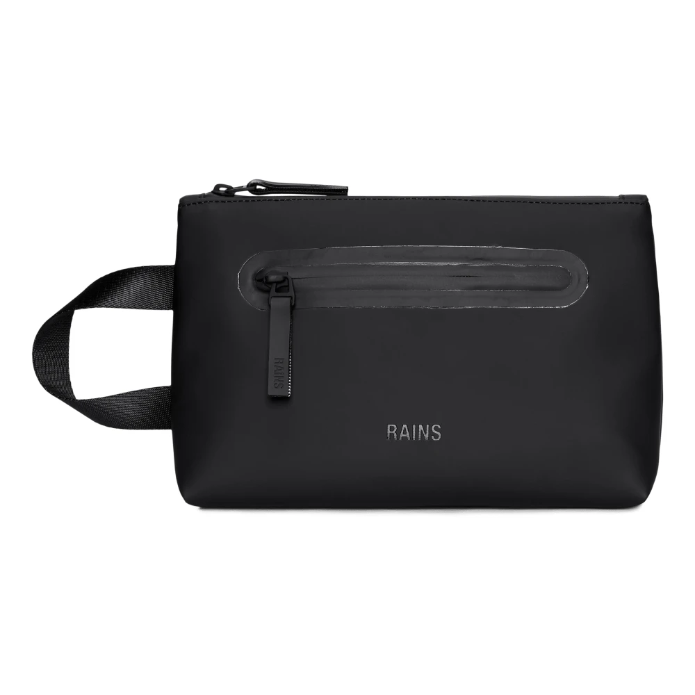 Rains Cosmetic Bag Zip W3 - Male - Toilet Bags - Black - One Size - Bags