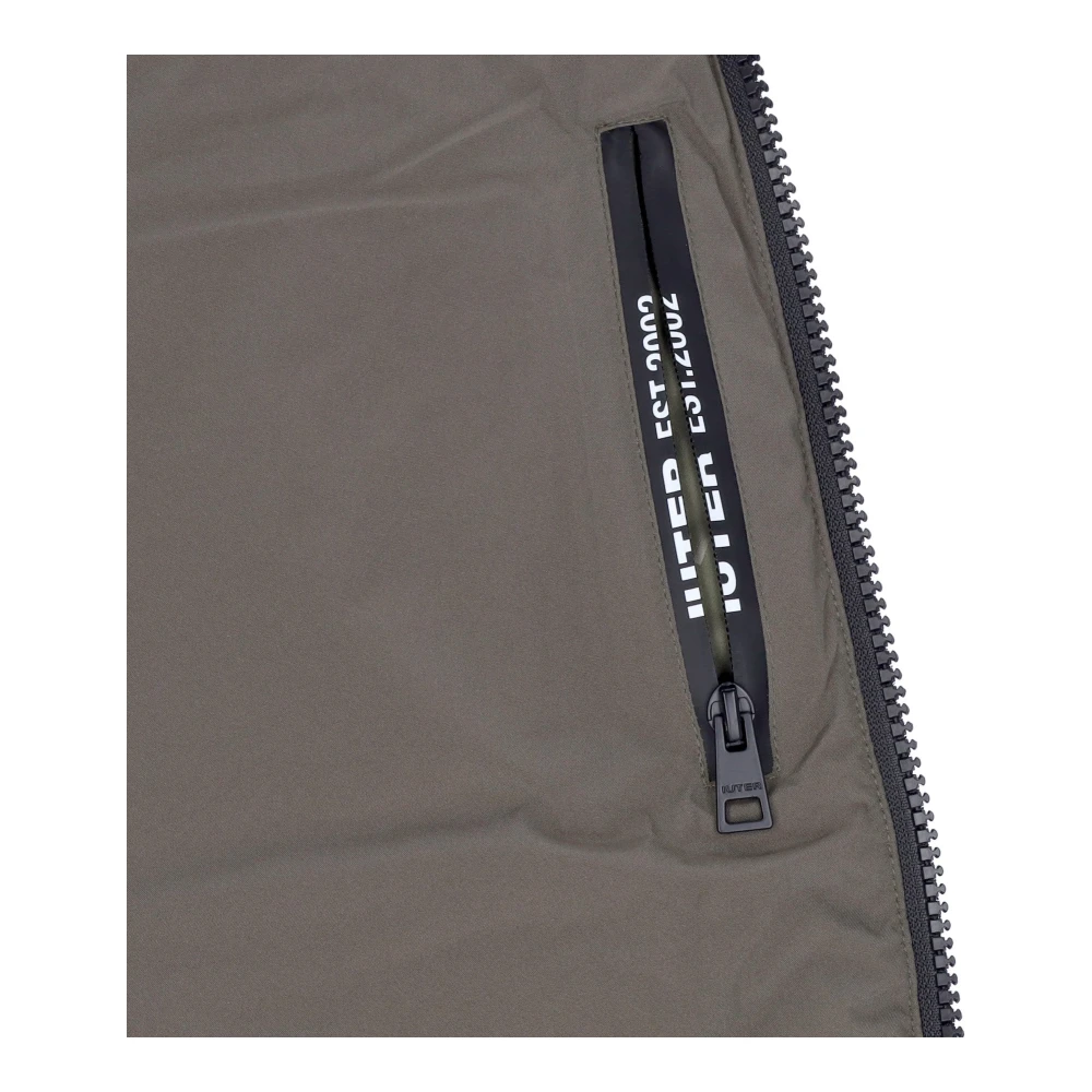 Iuter Leger Puffer Donsjas met Verstelbare Capuchon Green Heren