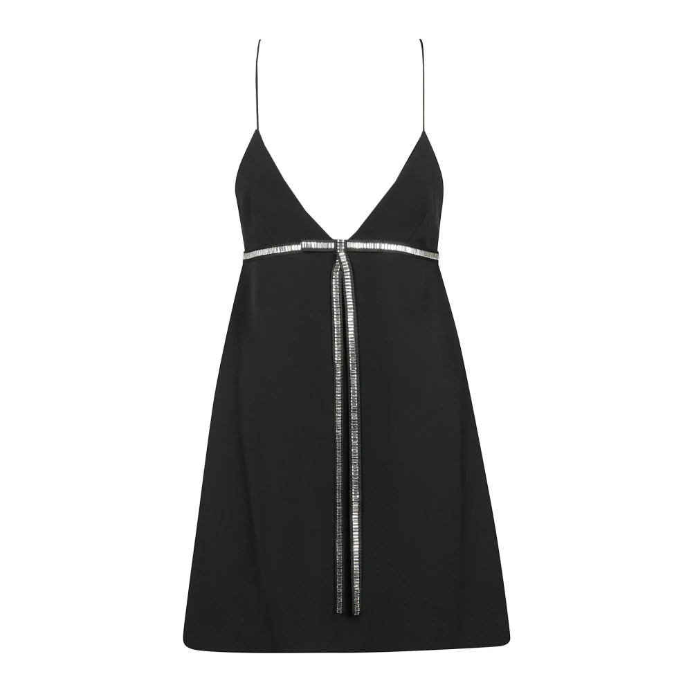 David Koma Kristal Strik Mini Cami Jurk Black Dames