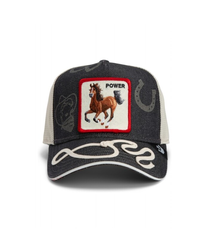casquette-trucker-full-throttle-cheval-fonce