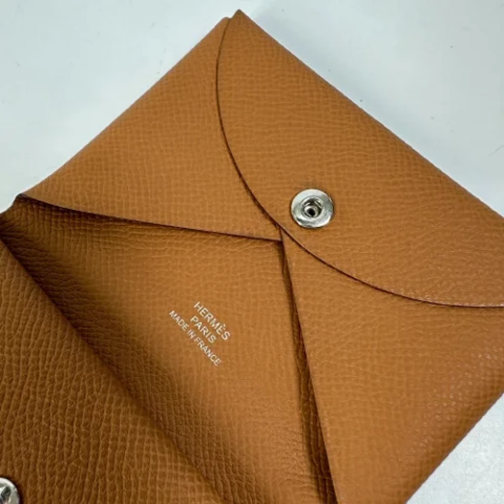 Hermès Vintage Pre-owned Leather home-office Brown Dames