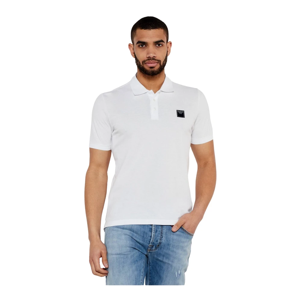 Emporio Armani Herren Weiß Oberteile, Mgröße: