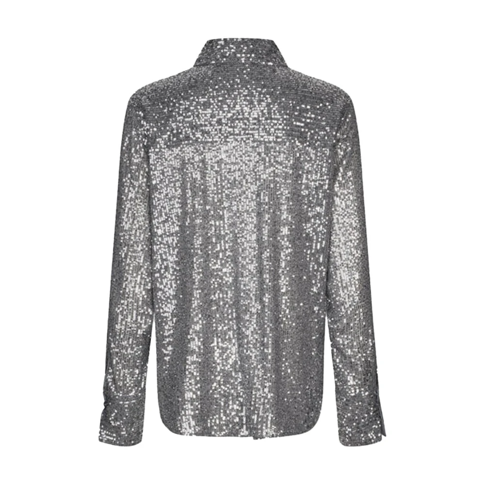 Second Female Moonshine Slim Blouse Second Dames Gray Dames