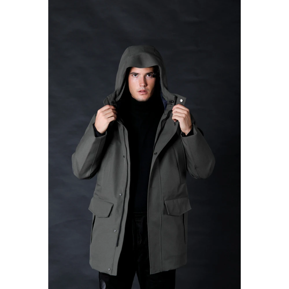 Mason's Winterparka Donkergroen Limited Edition Green Heren