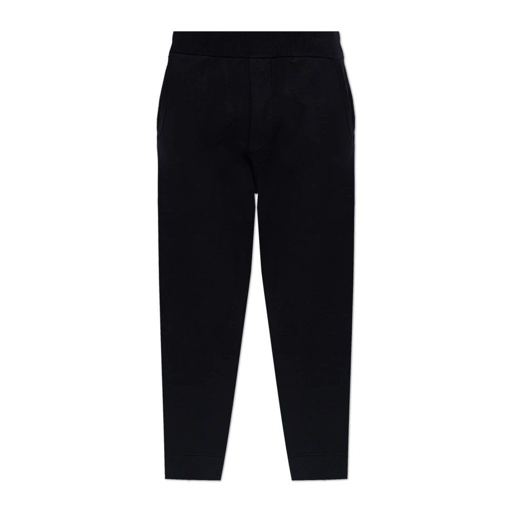 Dsquared2 , Sweatpants, Male, Blue, S, Joggers With Logo Appliqué