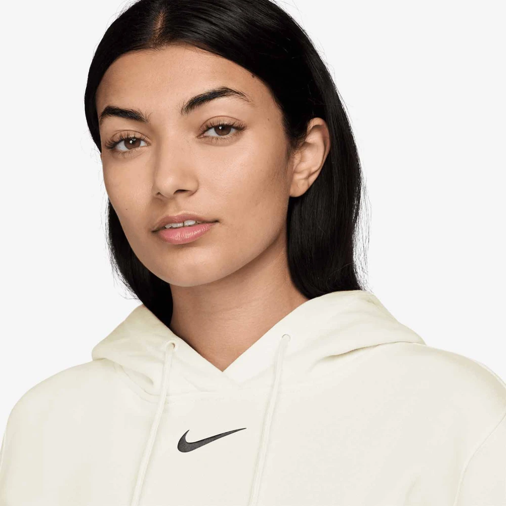 Nike Phoenix Fleece Hoodie Dames Off-White Dames