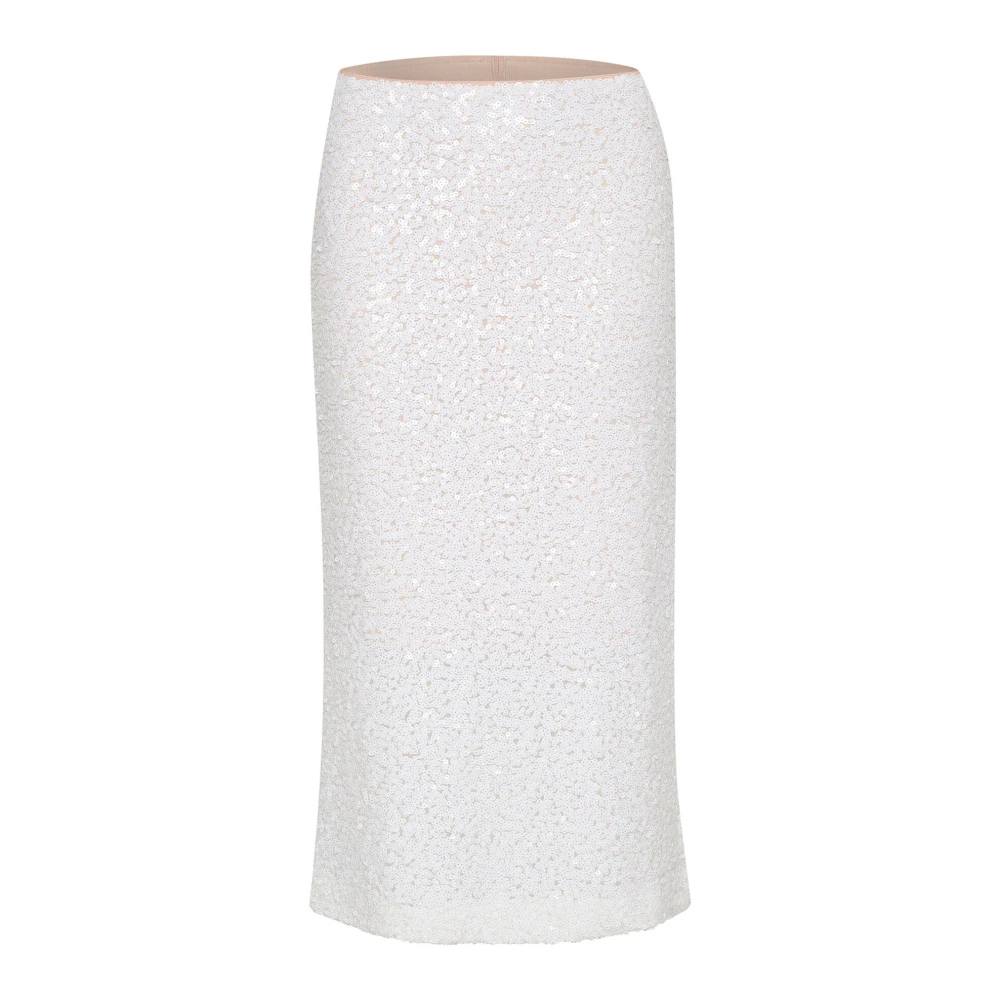 Saint Tropez Pailletrok Wit White Dames