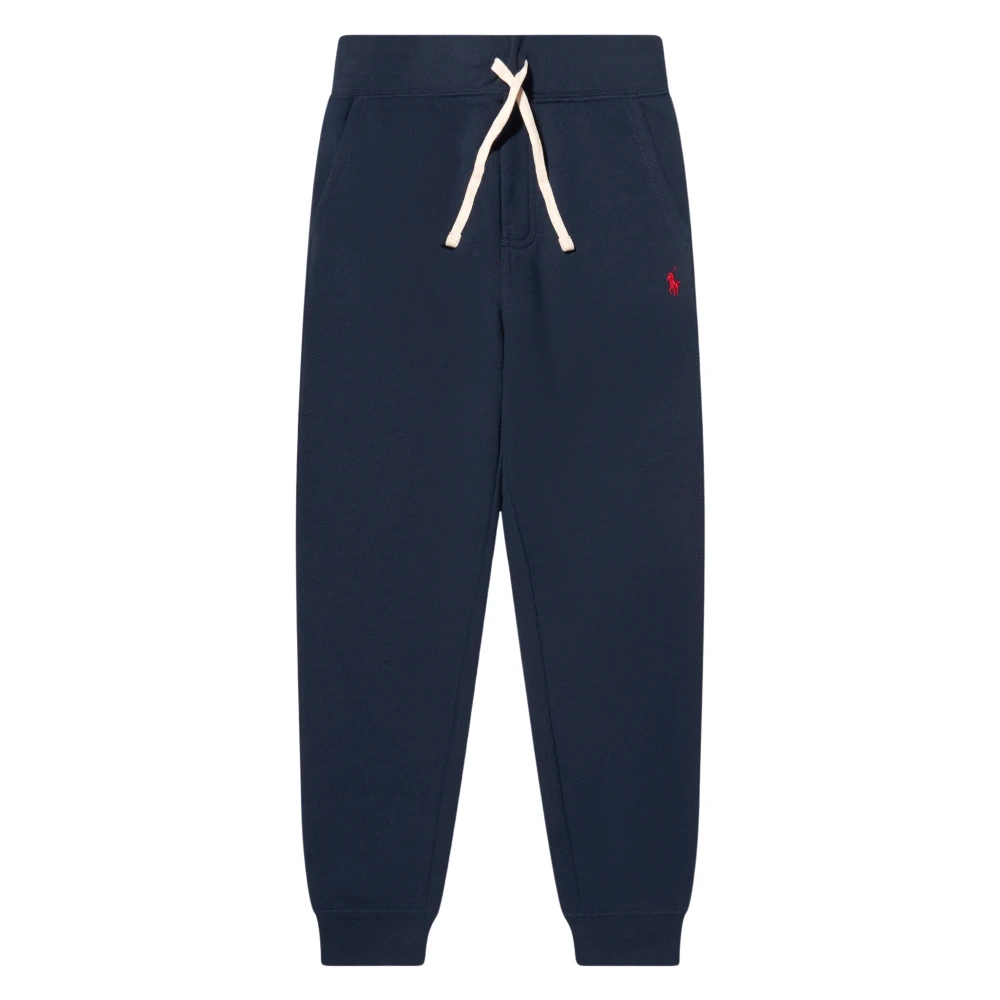 Ralph Lauren Boys Blue Sweatpants, 6 Y, Logo Fleece Jogger Pant