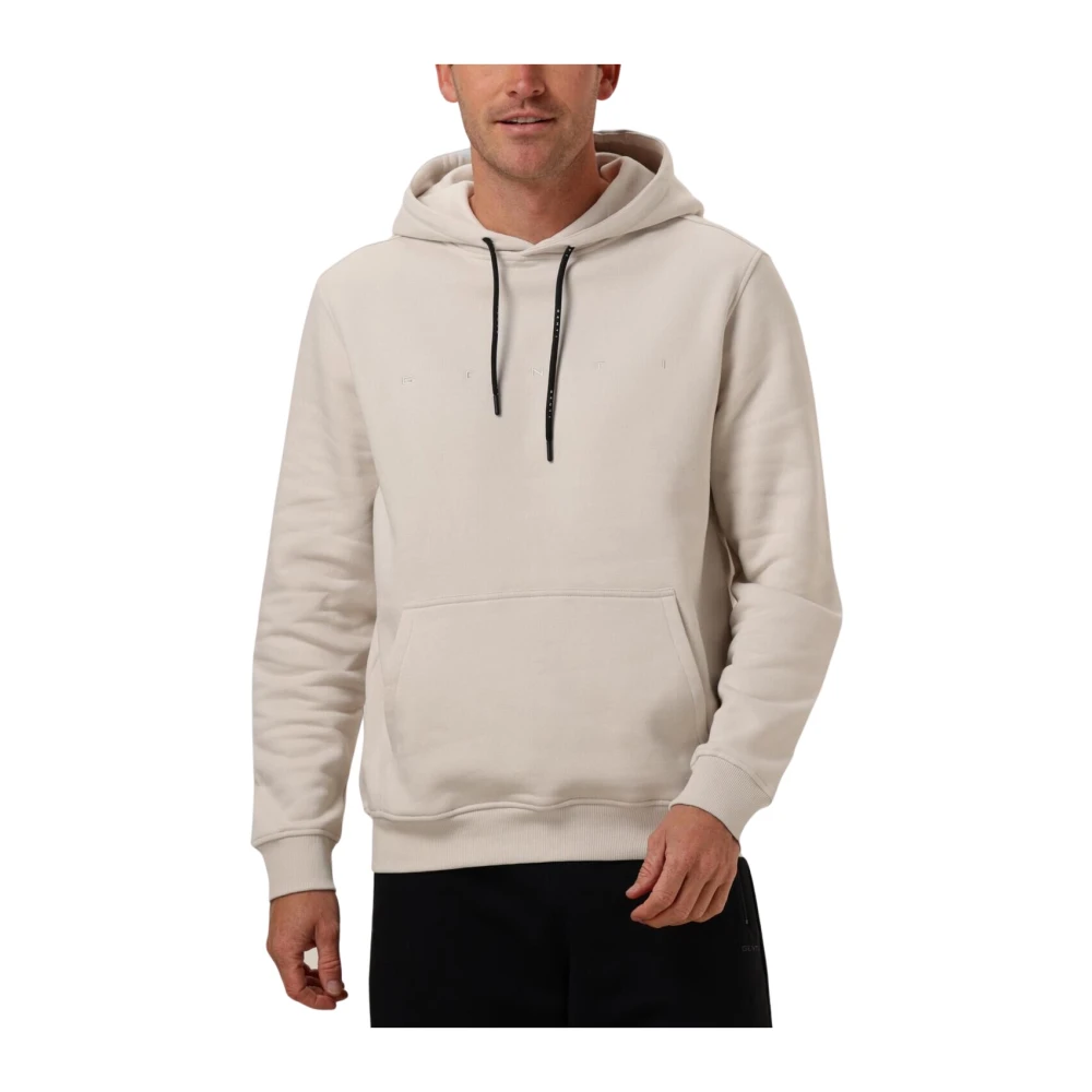Genti Stijlvolle Sweater voor Mannen Beige Heren