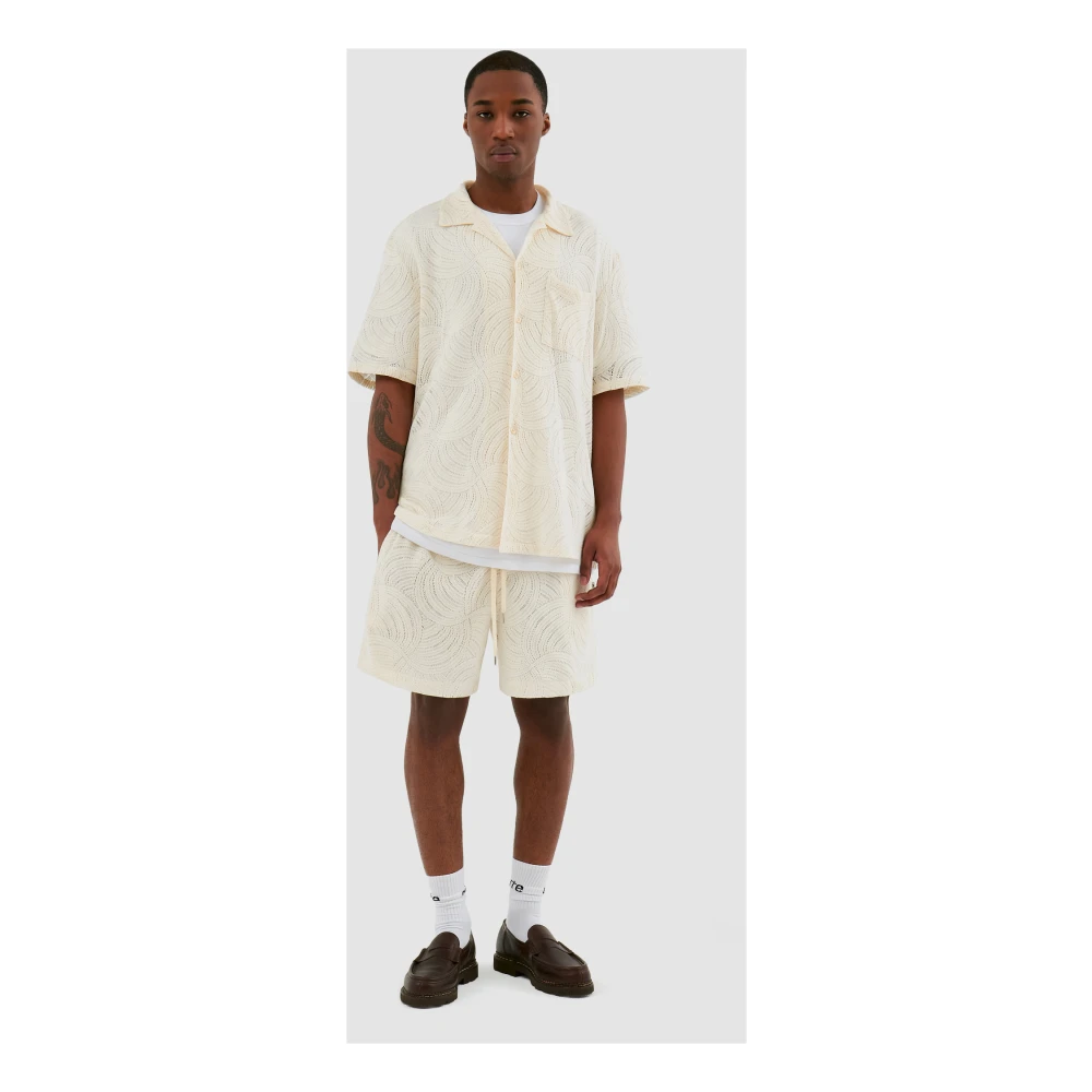 Arte Antwerp Stan Croche Casual Shorts Beige Heren