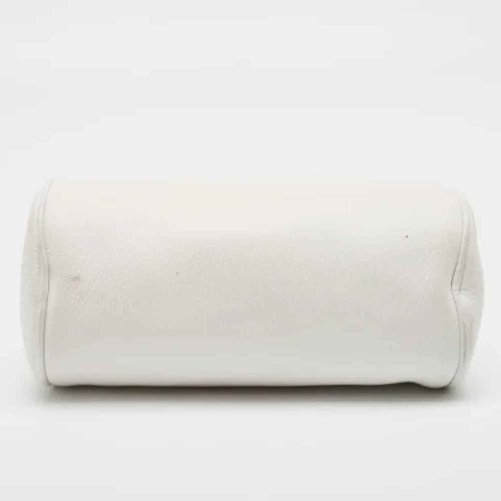 Burberry Vintage Pre-owned Leather handbags White Dames