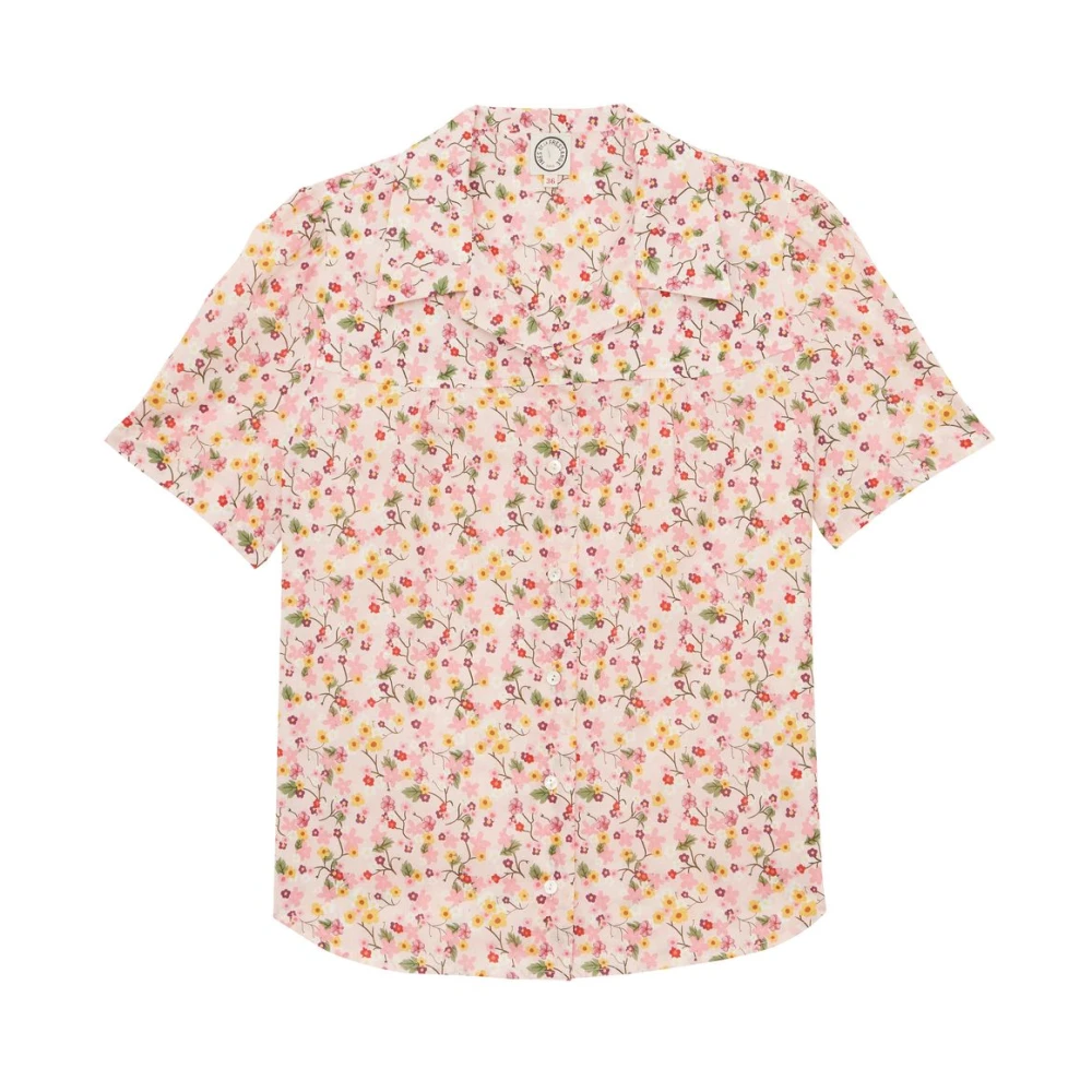 Ines De La Fressange Paris Constance bloemenkatoenen overhemd Multicolor Dames