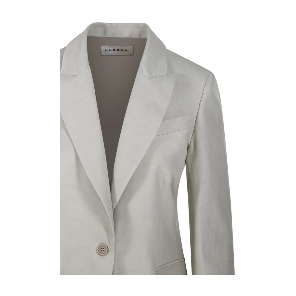 P.a.r.o.s.h. Stucco Jack voor Stijlvolle Outfits Gray Dames