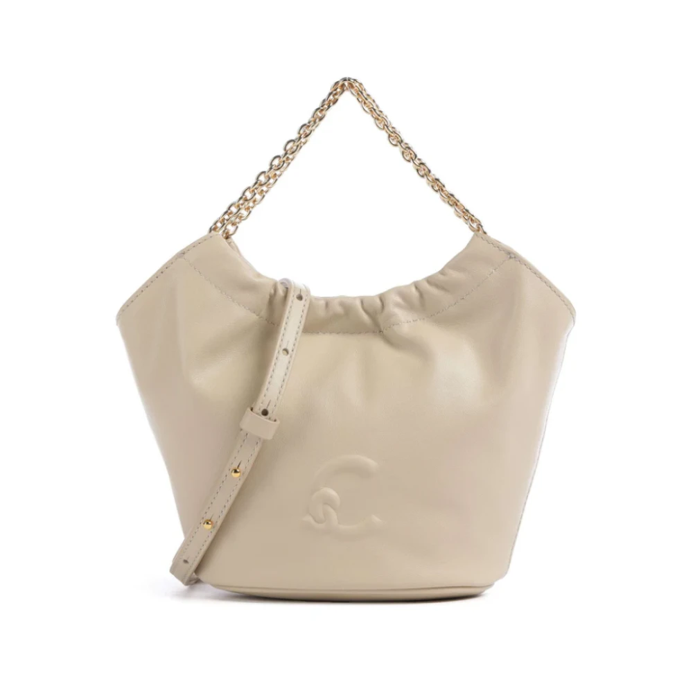 Coccinelle Women's Beige Shopping Bags, One Size, Smash Handbag