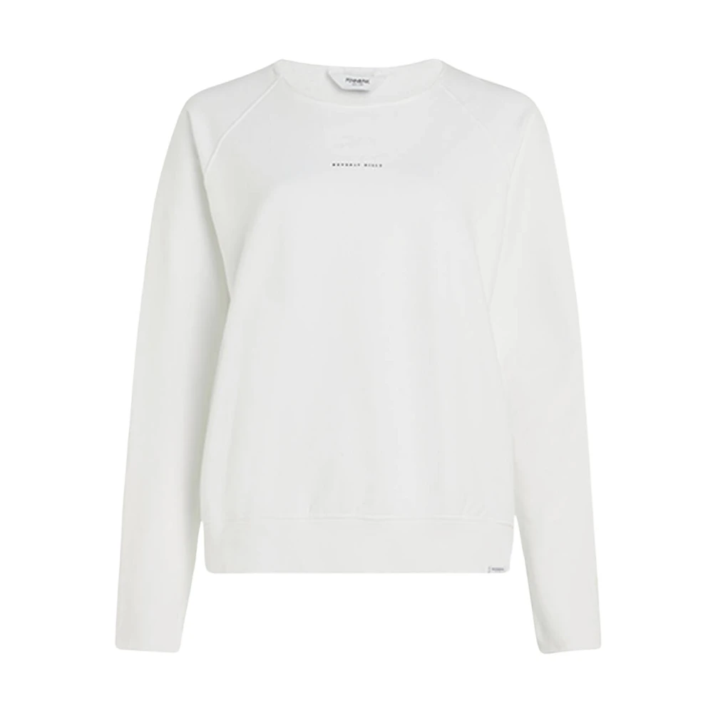 Penn&Ink N.Y Sweater Print Stijlvolle Sweatshirt White Dames