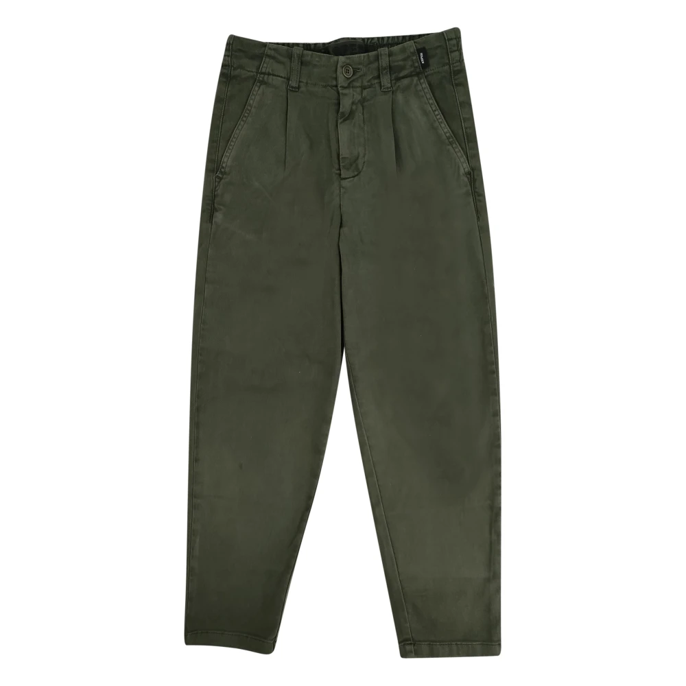 Aspesi Boys Green Jeans, 16 Y, Cotton Trousers