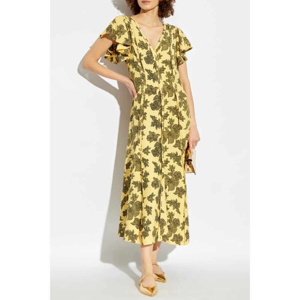 Ulla Johnson Jurk Evette Yellow Dames