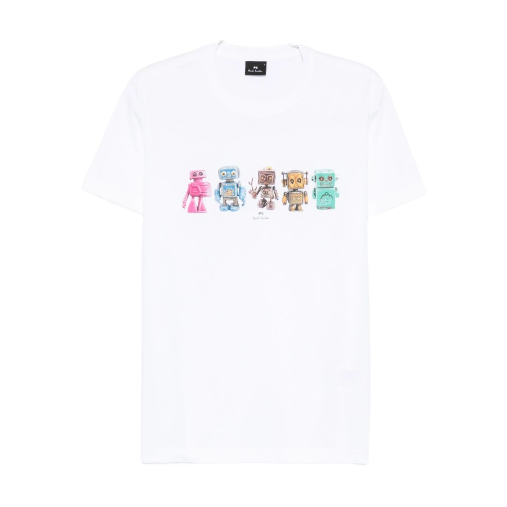 Ps By Paul Smith Hombre Blanco Camisetas, Talla: 2XL
