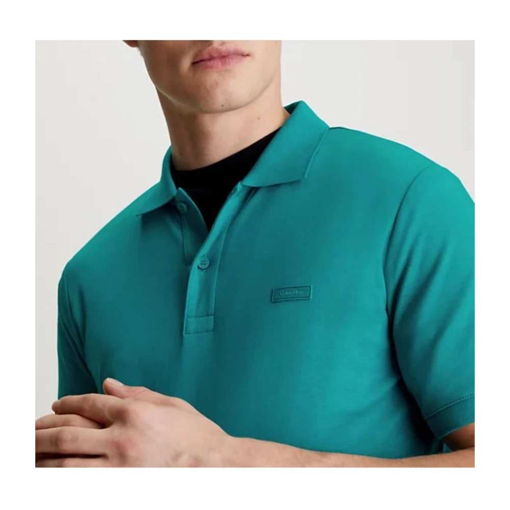 Calvin Klein Heren Slim Fit Polo Green Heren