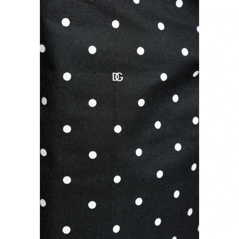 Dolce & Gabbana Shorts met polka-dot patroon Black Dames