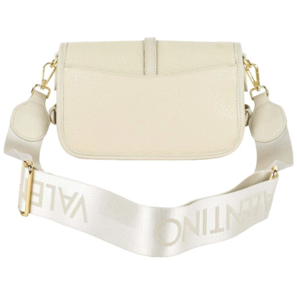 Valentino by Mario Valentino Beige Dames Handtas Flap Magneetsluiting Beige Dames
