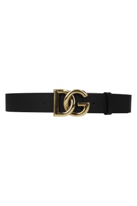 black-leather-belts-with-front-logo