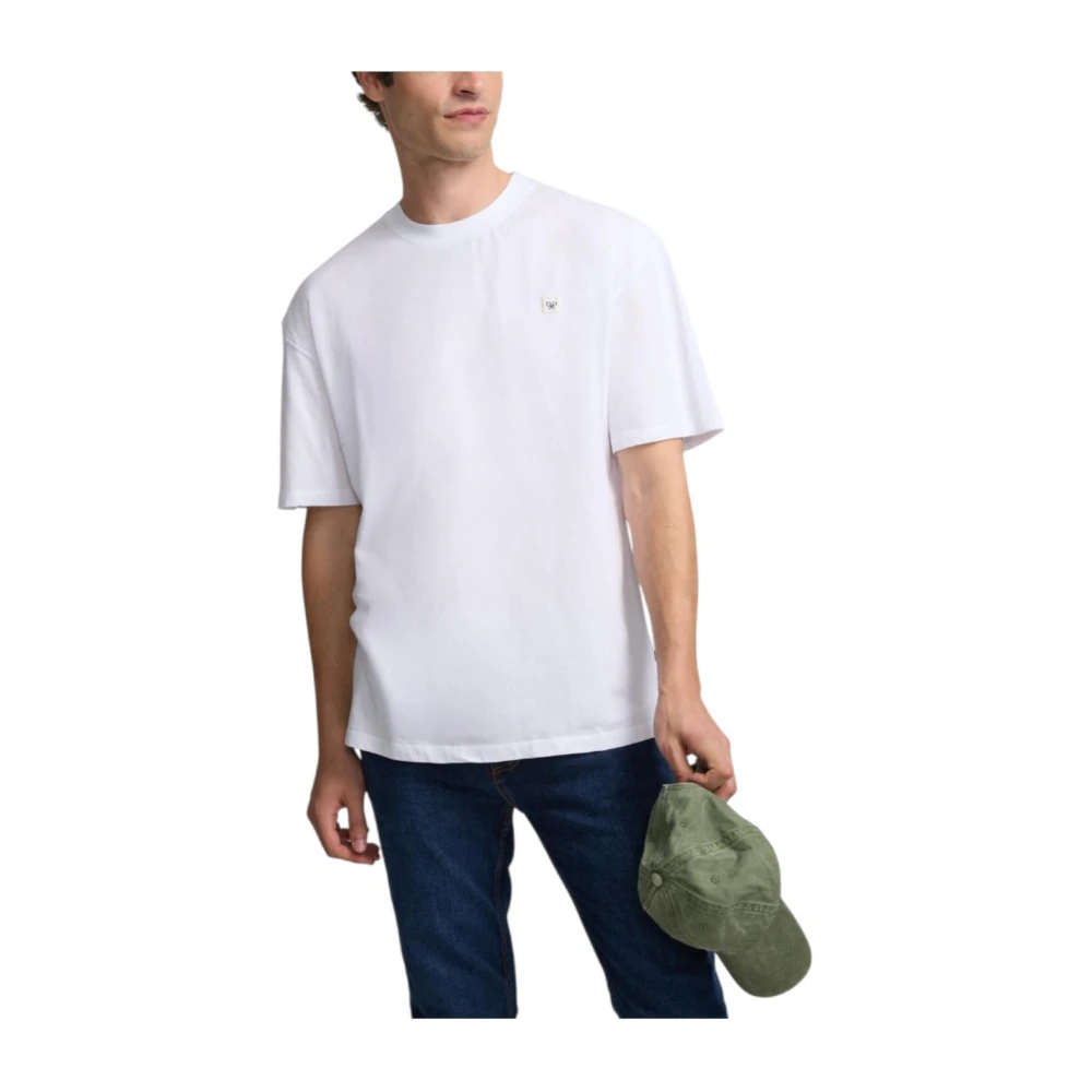 Silbon Men's White T-Shirts, S, Minilogo T-Shirt