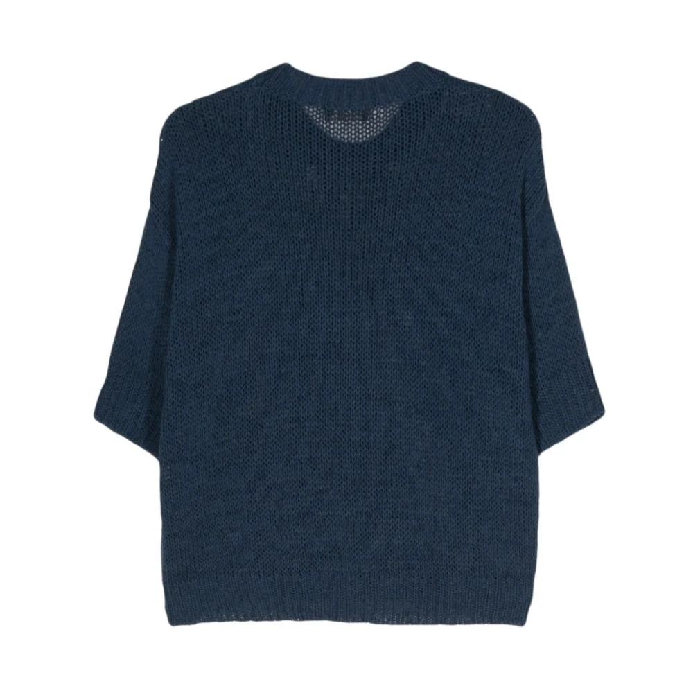 Roberto Collina Blauwe Sweaters voor Heren Blue Dames
