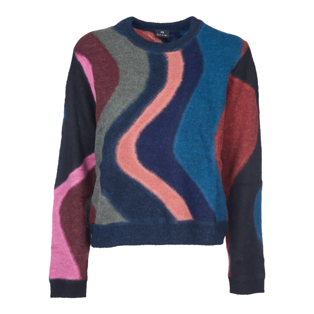 PS By Paul Smith Multicolor Gebreide Trui Ronde Hals Multicolor Dames
