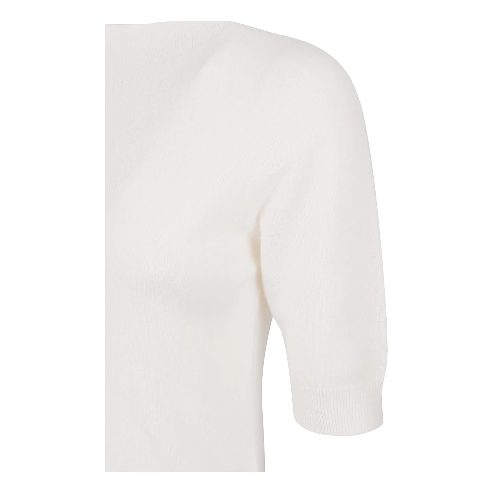 Kangra Kasjmier Witte Trui Made in Italy White Dames