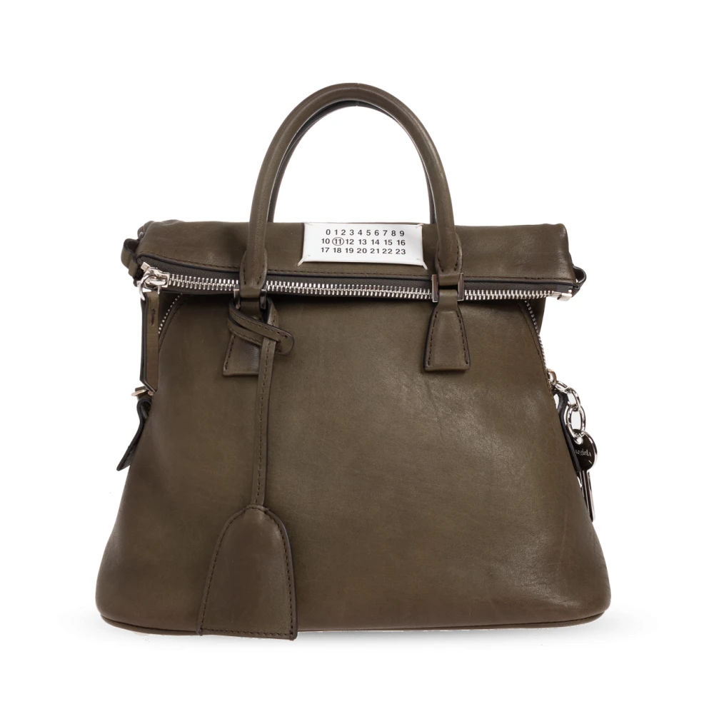 Maison Margiela Herr Grön Väskor One Size, Läder, 5Ac Mini Handbag