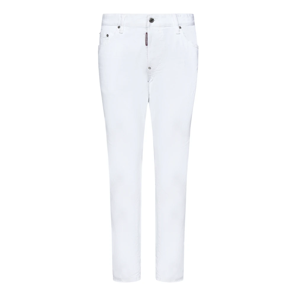 Dsquared2 Men's White Slim Fit Skater Jeans Extra Large