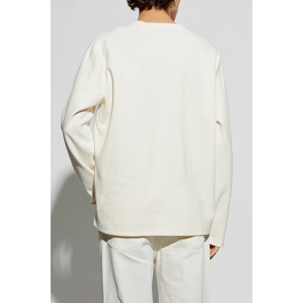 AllSaints Lange mouwen T-shirt Rowe Beige Heren