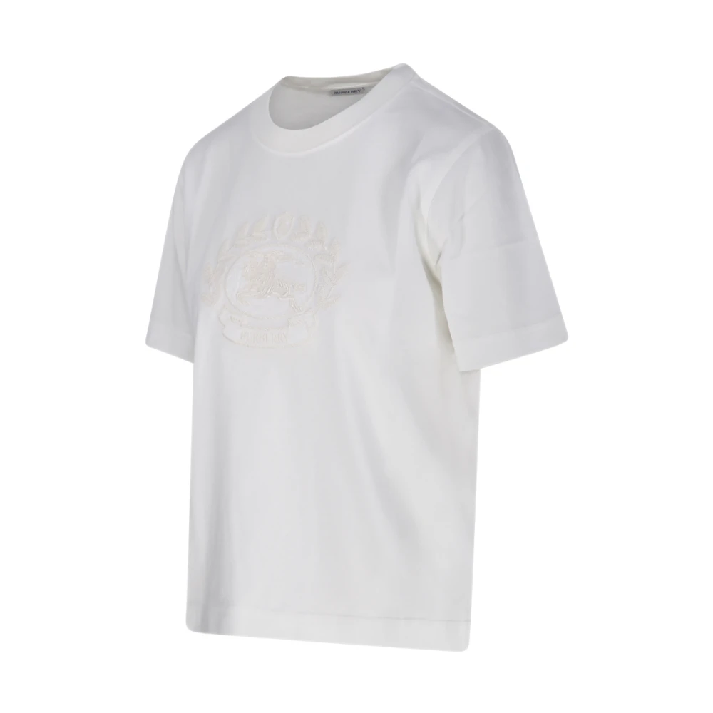 Burberry Krijt T-shirt White Dames