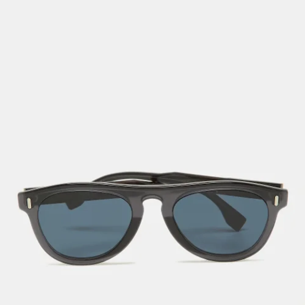 Fendi Vintage Pre-owned Acetate sunglasses Gray Dames