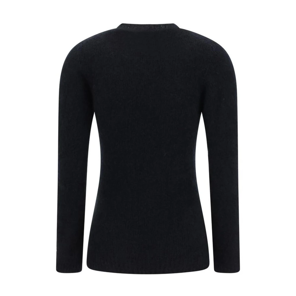Tom Ford Kasjmier V-hals Trui Geribbelde Stijl Black Dames