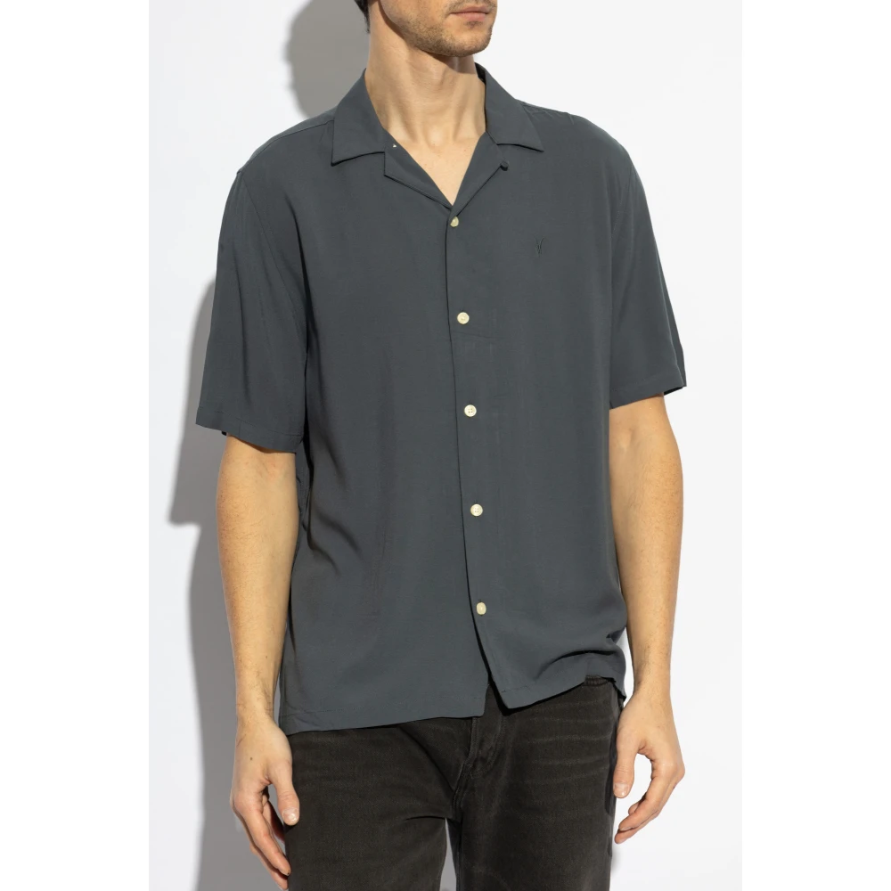 AllSaints Korte mouwen shirt Venetië Gray Heren