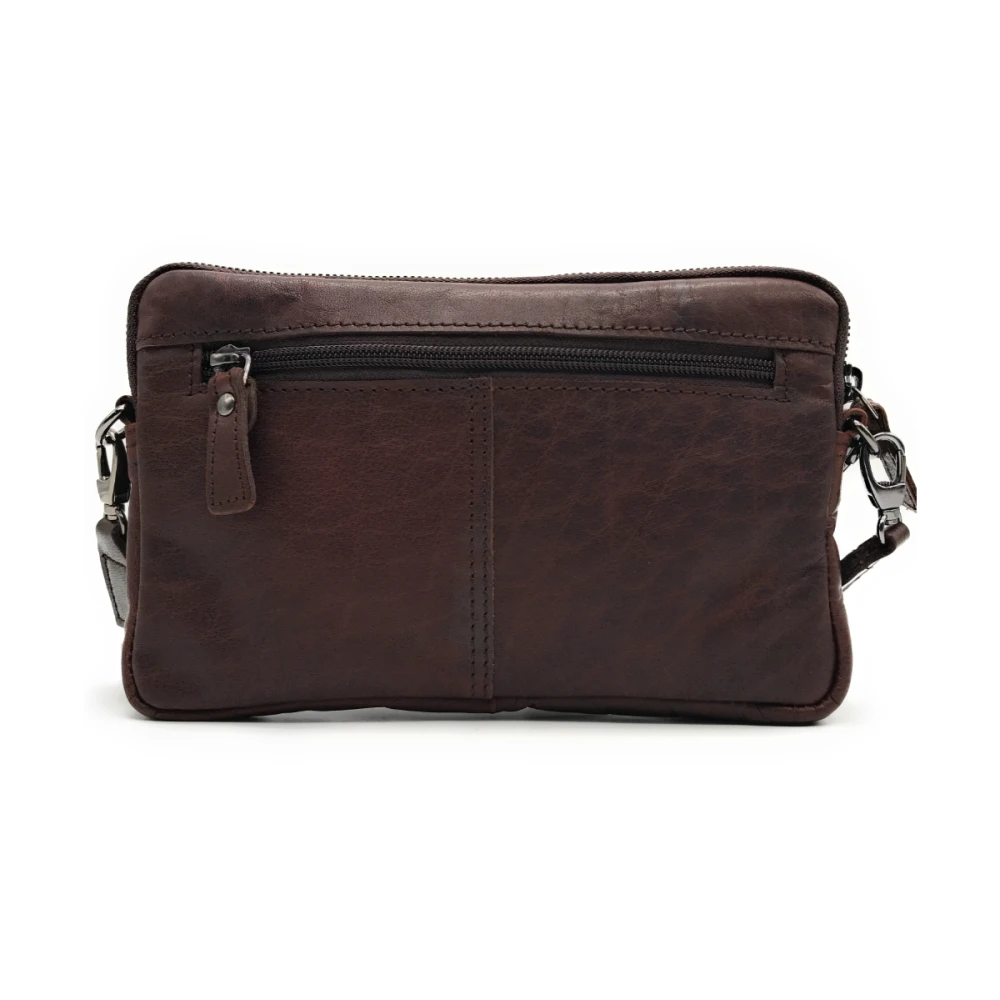 aeronautica militare Vintage Clutch Am-356 Brown Heren