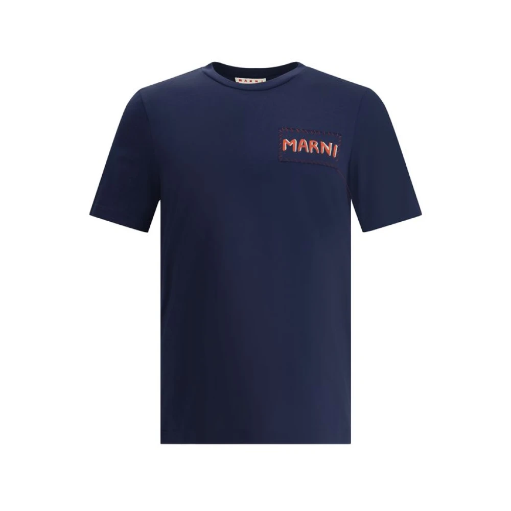 Marni - Tops > T-Shirts - Blue - Marni - Modalova