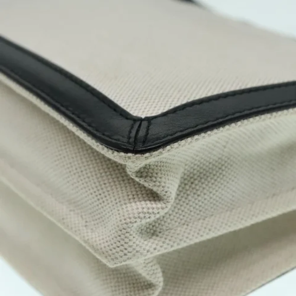 Balenciaga Vintage Pre-owned Canvas balenciaga-bags Beige Dames