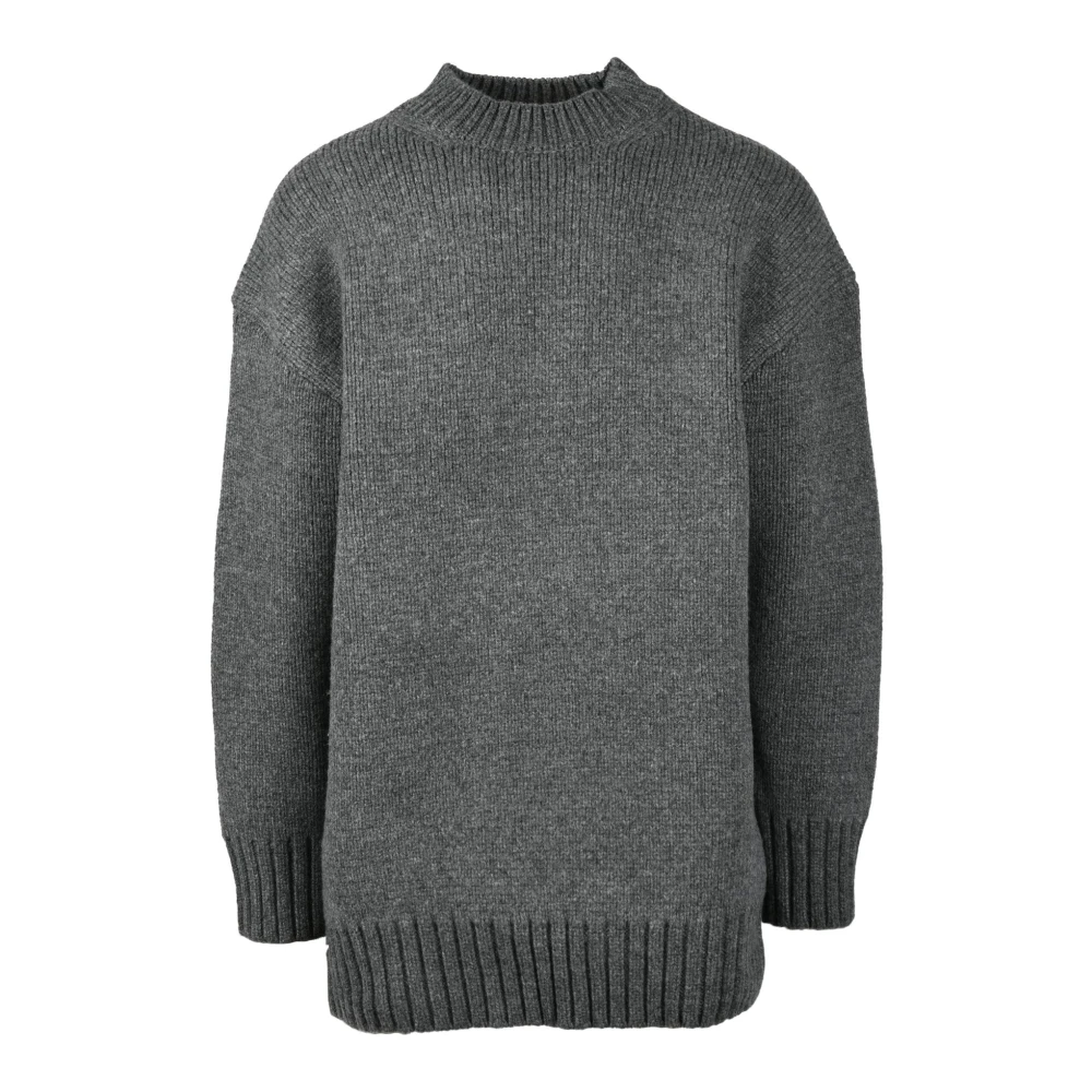 We11Done Wol Kasjmier Gebreide Trui Gray Heren