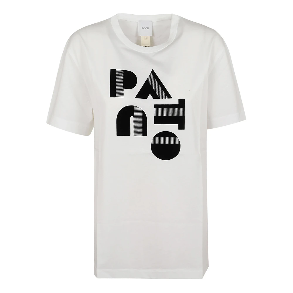 Patou Wit T-shirt Dameskleding White Dames