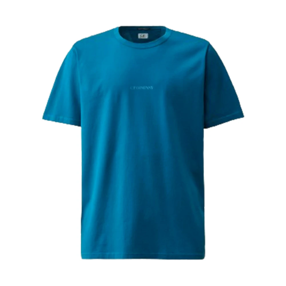 C.P. Company Resist Dyed Logo T-shirt Blue Heren
