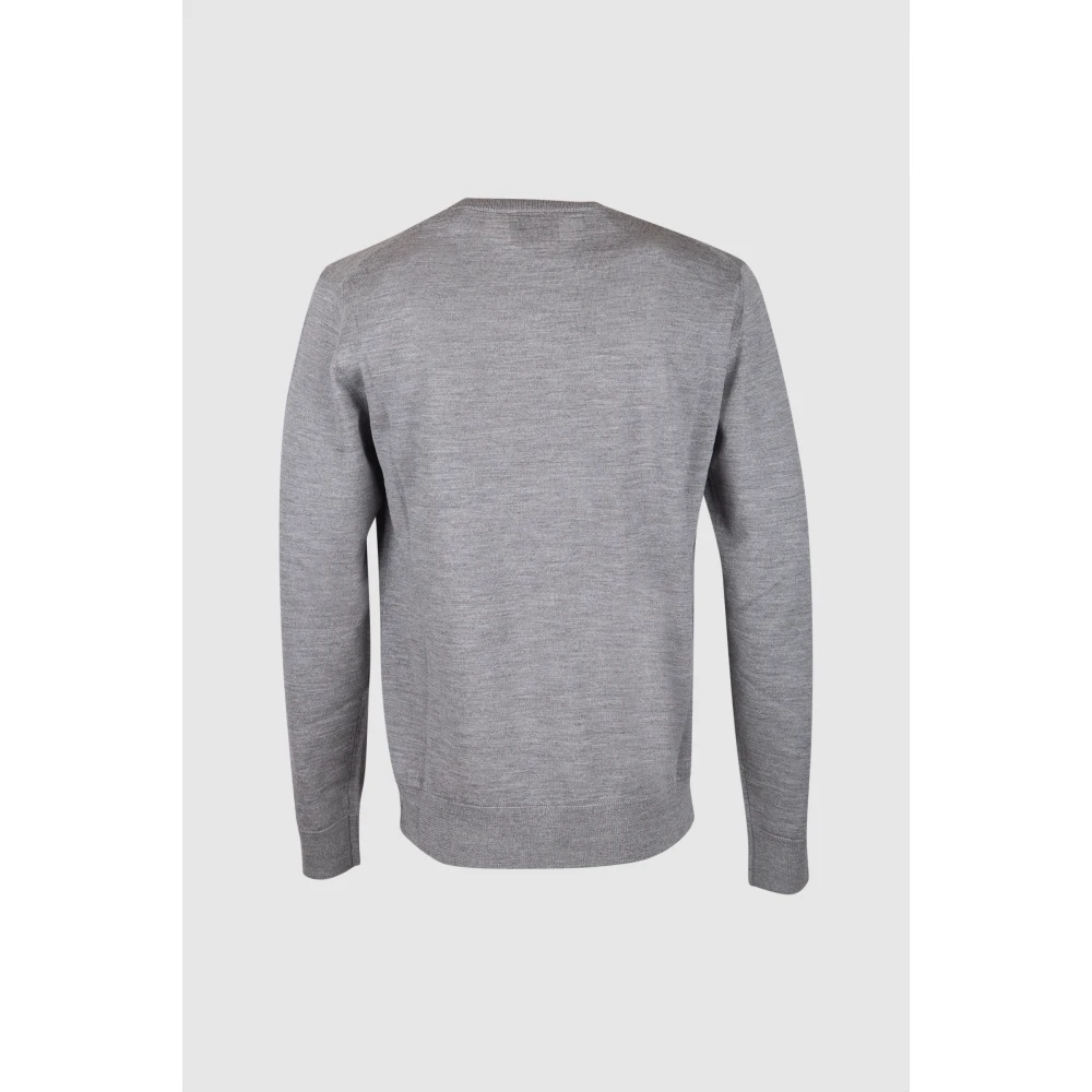 Ballantyne Mannen Crew Neck Sweater in Lichtgrijs Gray Heren