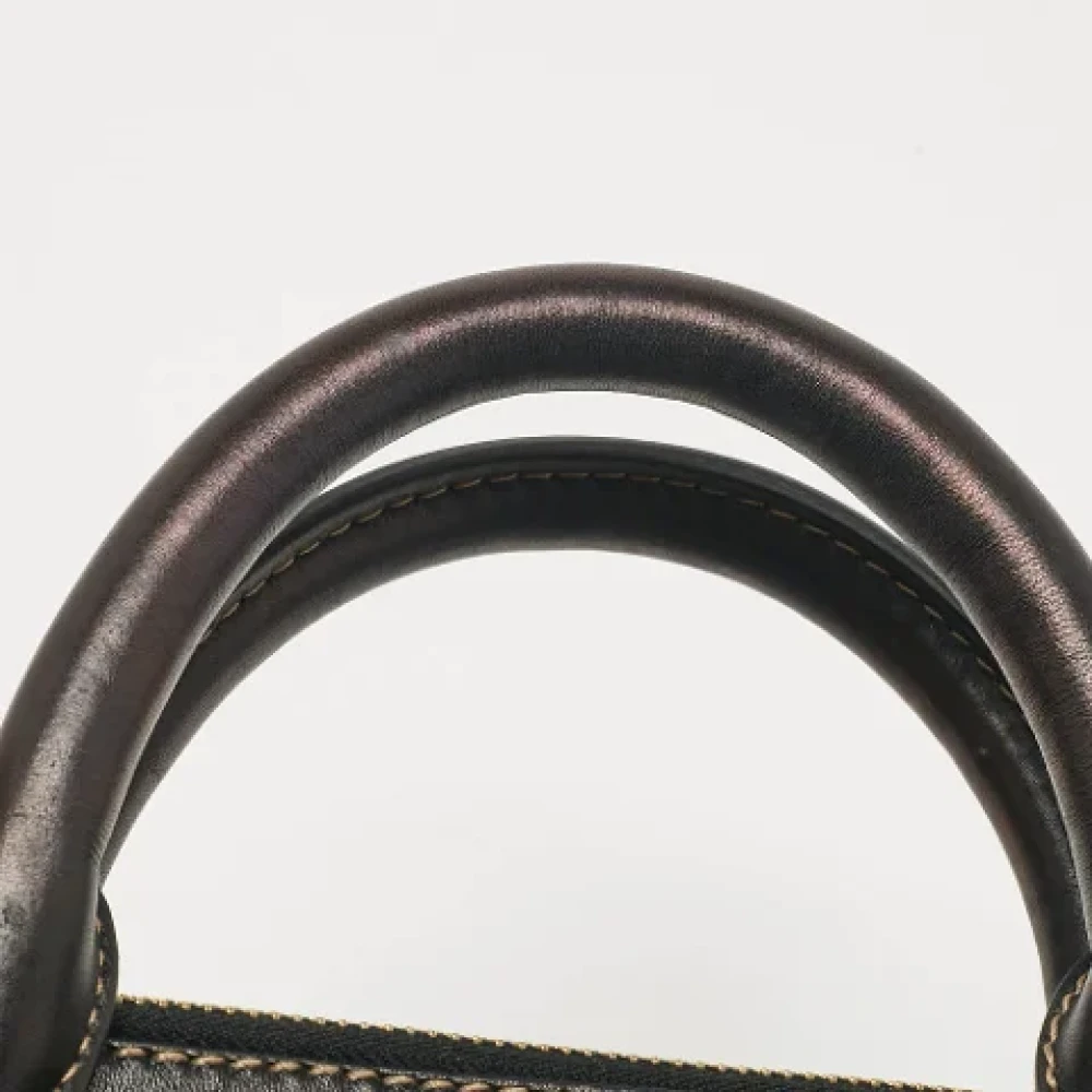 Miu Pre-owned Leather shoulder-bags Black Dames
