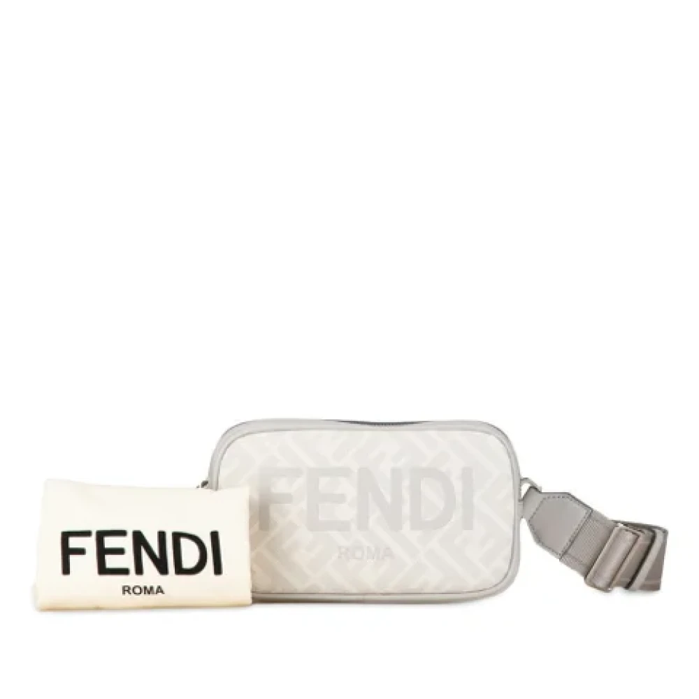Fendi Vintage Pre-owned Plastic crossbody-bags White Dames