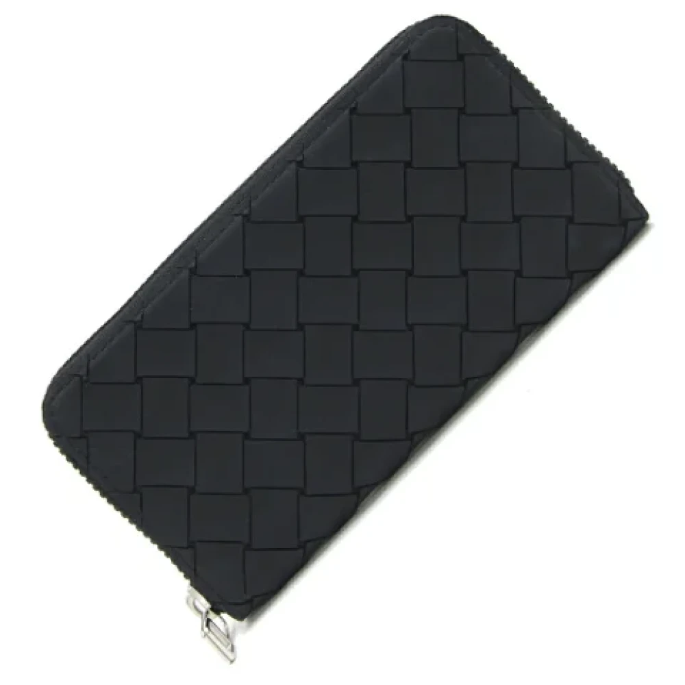 Bottega Veneta Vintage Pre-owned Rubber wallets Black Dames