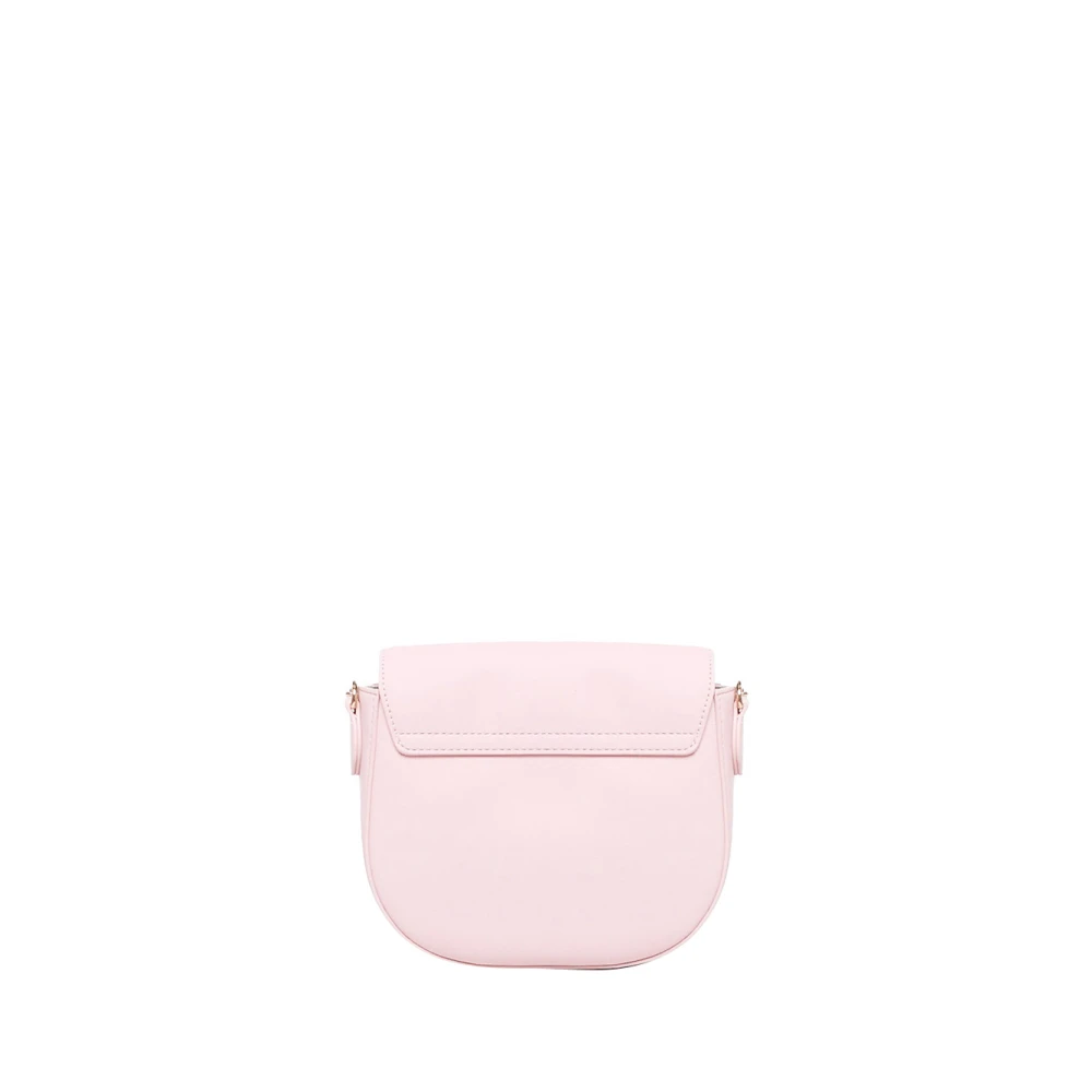 Moschino Roze Schoudertas met Gouden Details Pink Dames