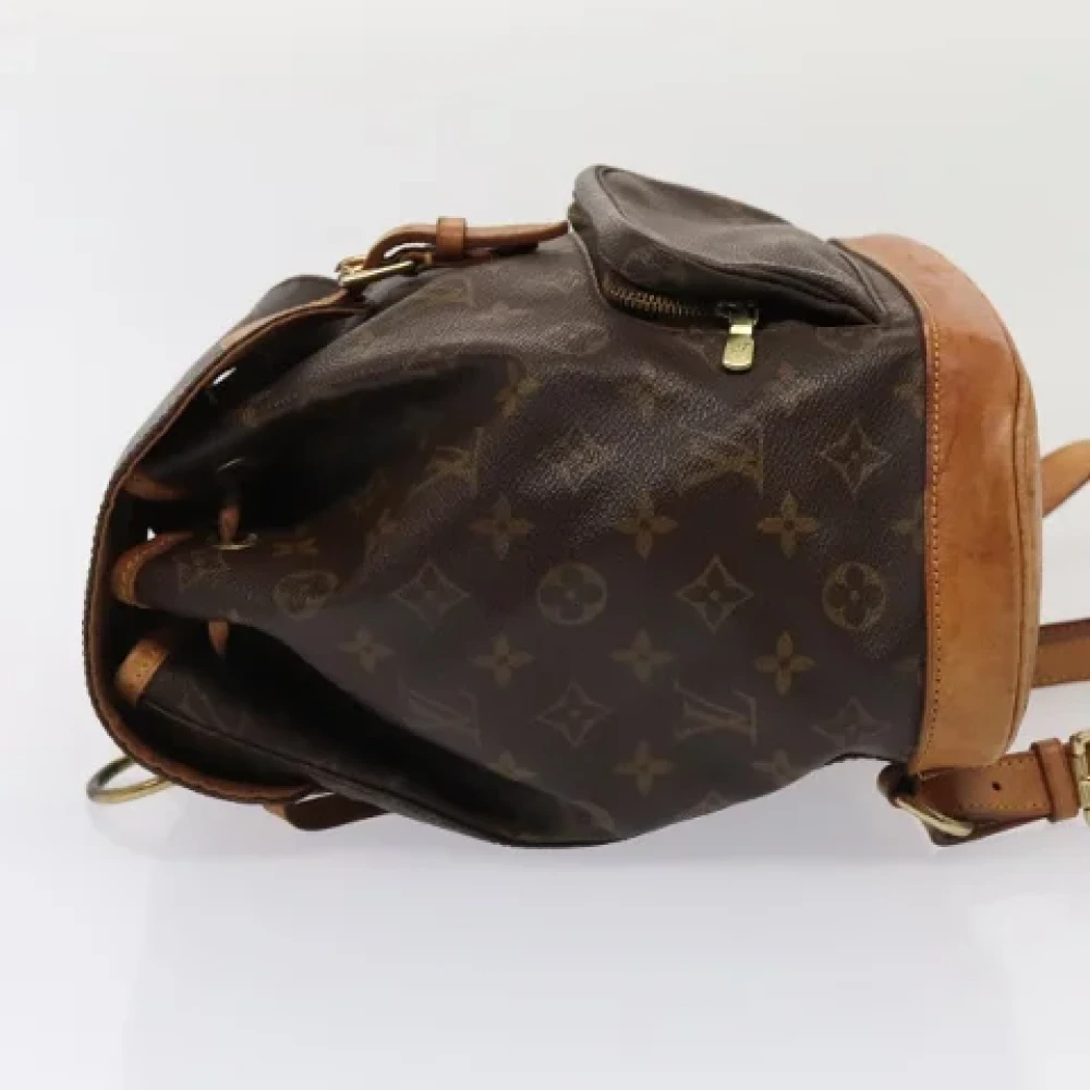 Louis Vuitton Vintage Pre-owned Canvas backpacks Brown Dames